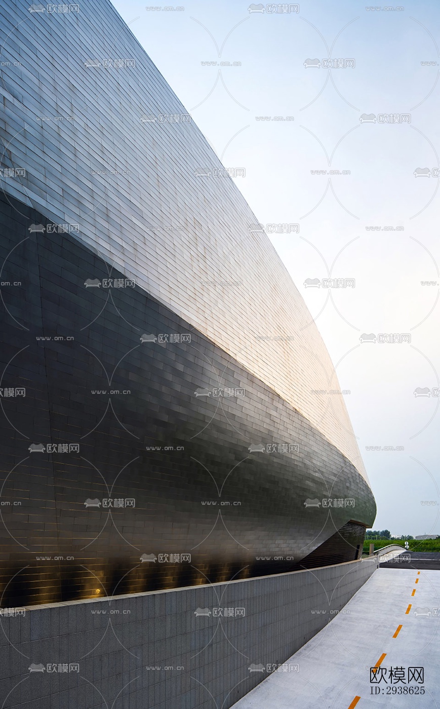 现代展览展厅效果图下载（渲染图2）