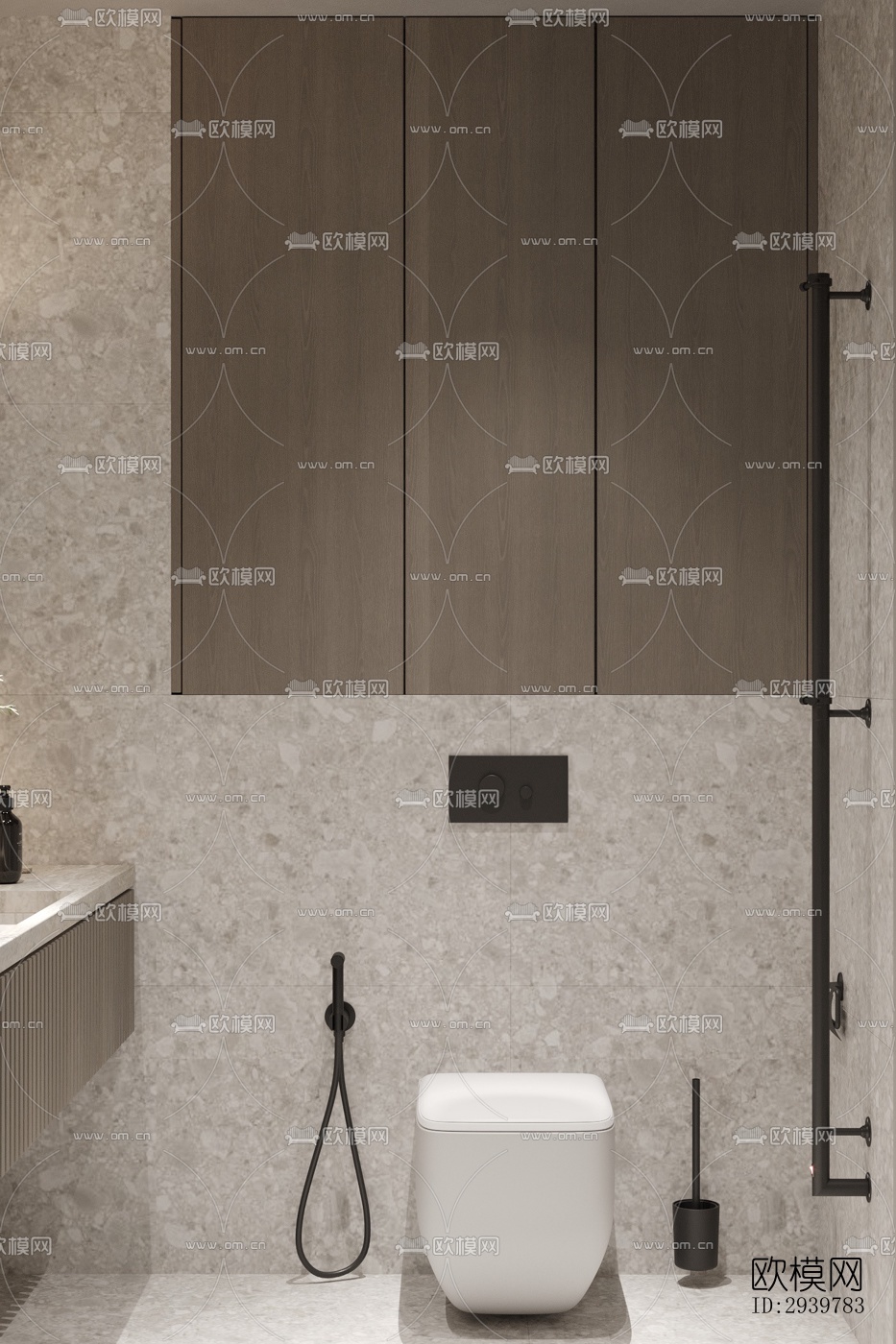 侘寂公寓效果图下载（渲染图3）