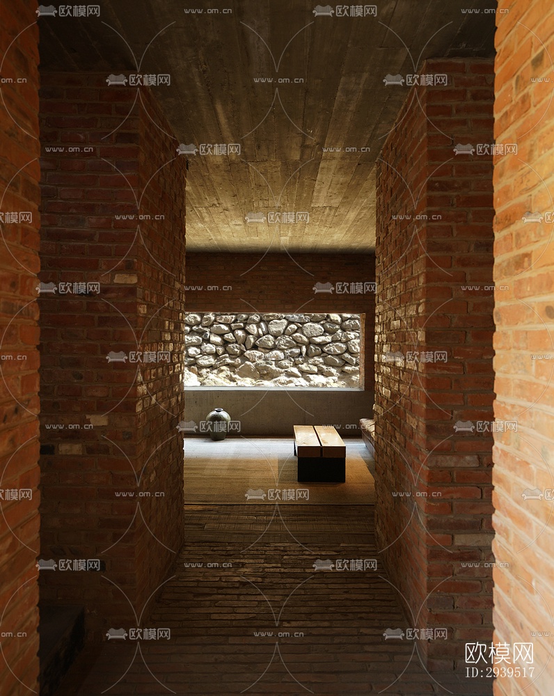 现代酒店民宿效果图下载（渲染图10）