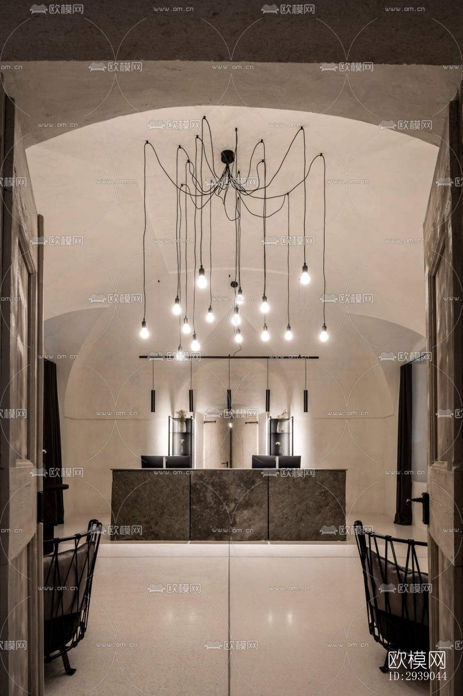 侘寂酒店民宿效果图下载（渲染图3）