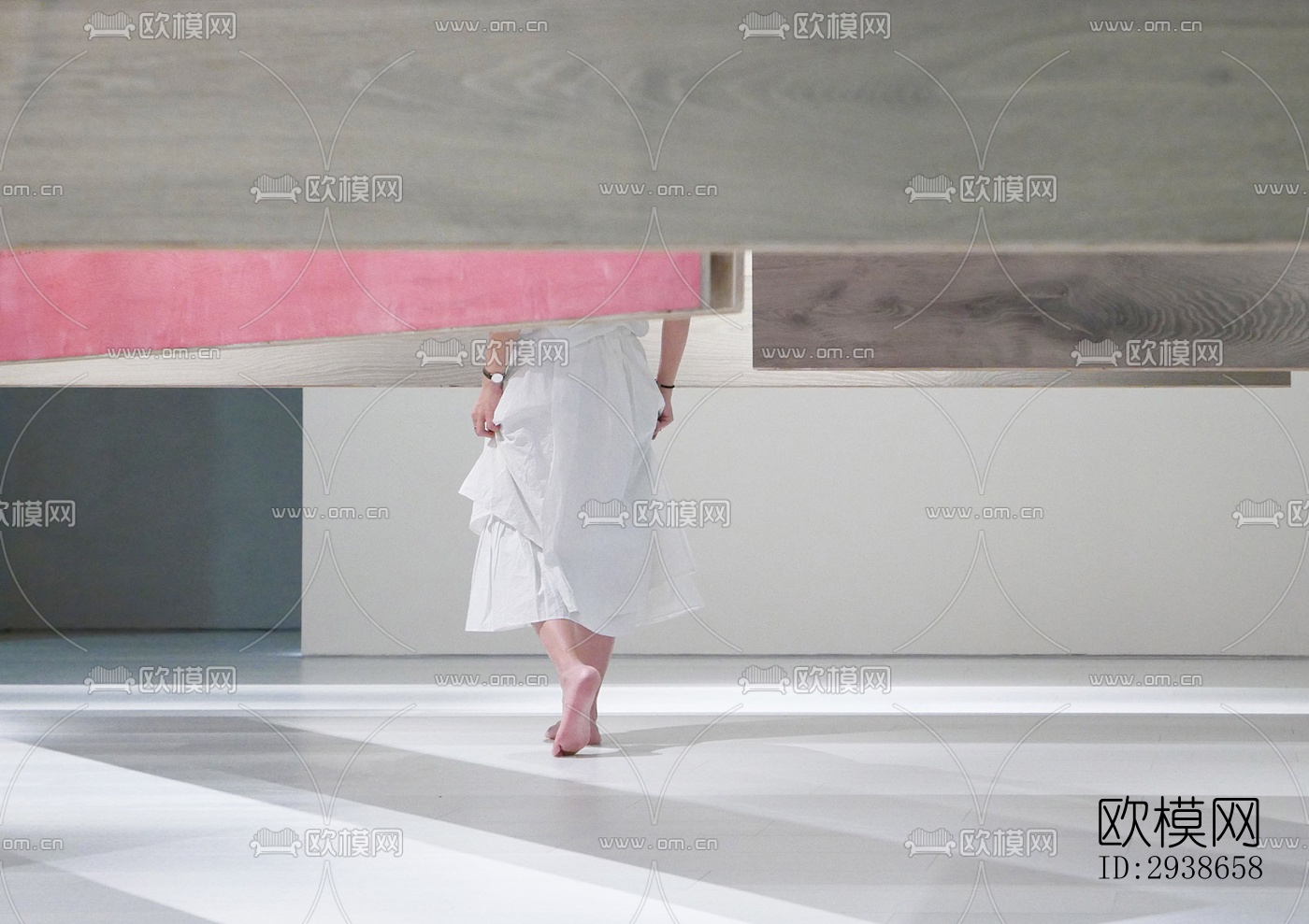 现代展览展厅效果图下载（渲染图2）