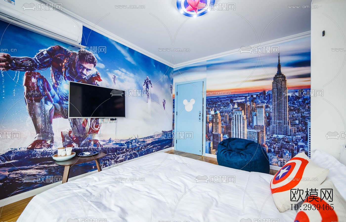 现代酒店民宿效果图下载（渲染图7）