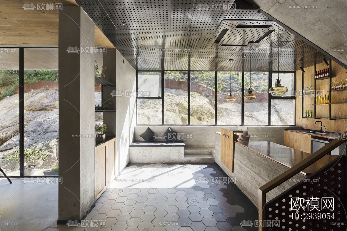 侘寂酒店民宿效果图下载（渲染图6）