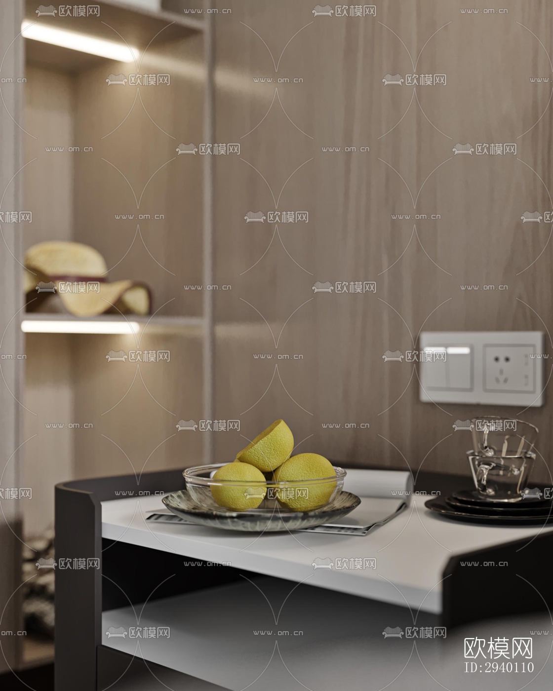 北欧平层效果图下载（渲染图2）