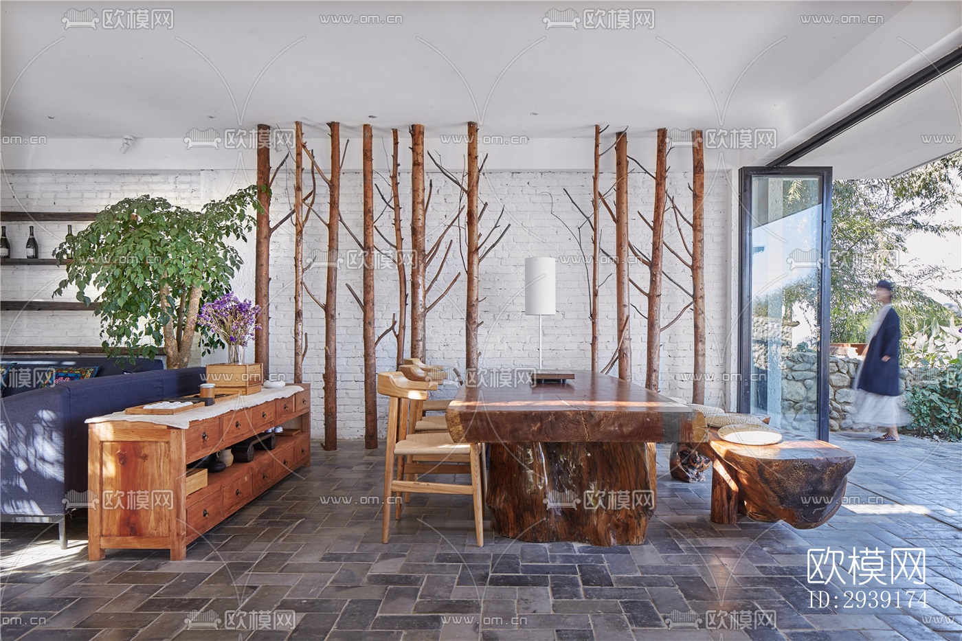 北欧酒店民宿效果图下载（渲染图11）