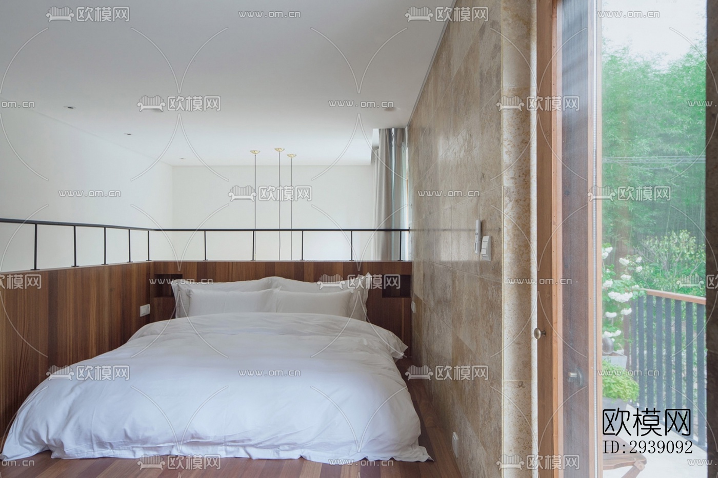 北欧酒店民宿效果图下载（渲染图15）