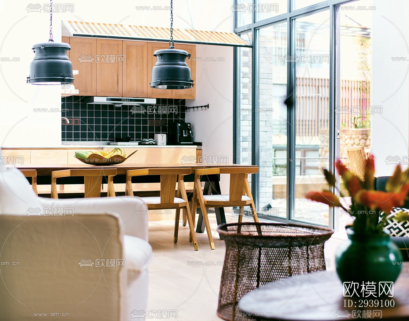 北欧酒店民宿效果图下载（渲染图2）