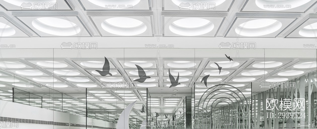 现代酒店民宿效果图下载（渲染图3）