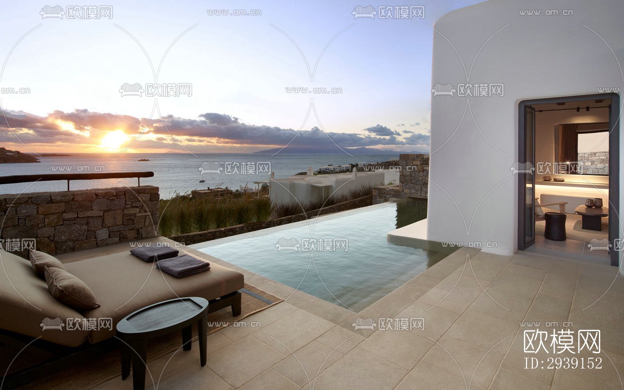 北欧酒店民宿效果图下载（渲染图13）