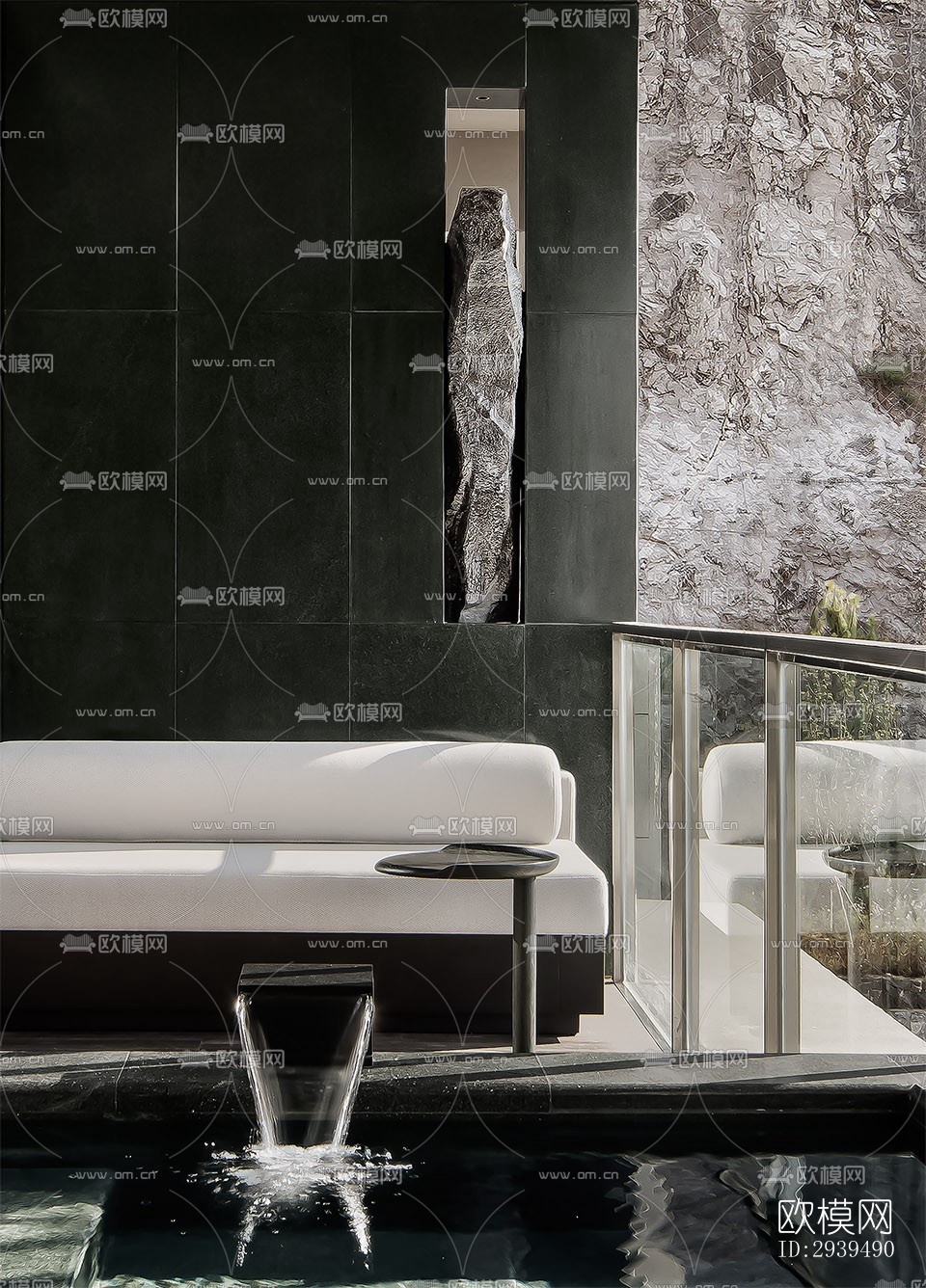 现代酒店民宿效果图下载（渲染图19）