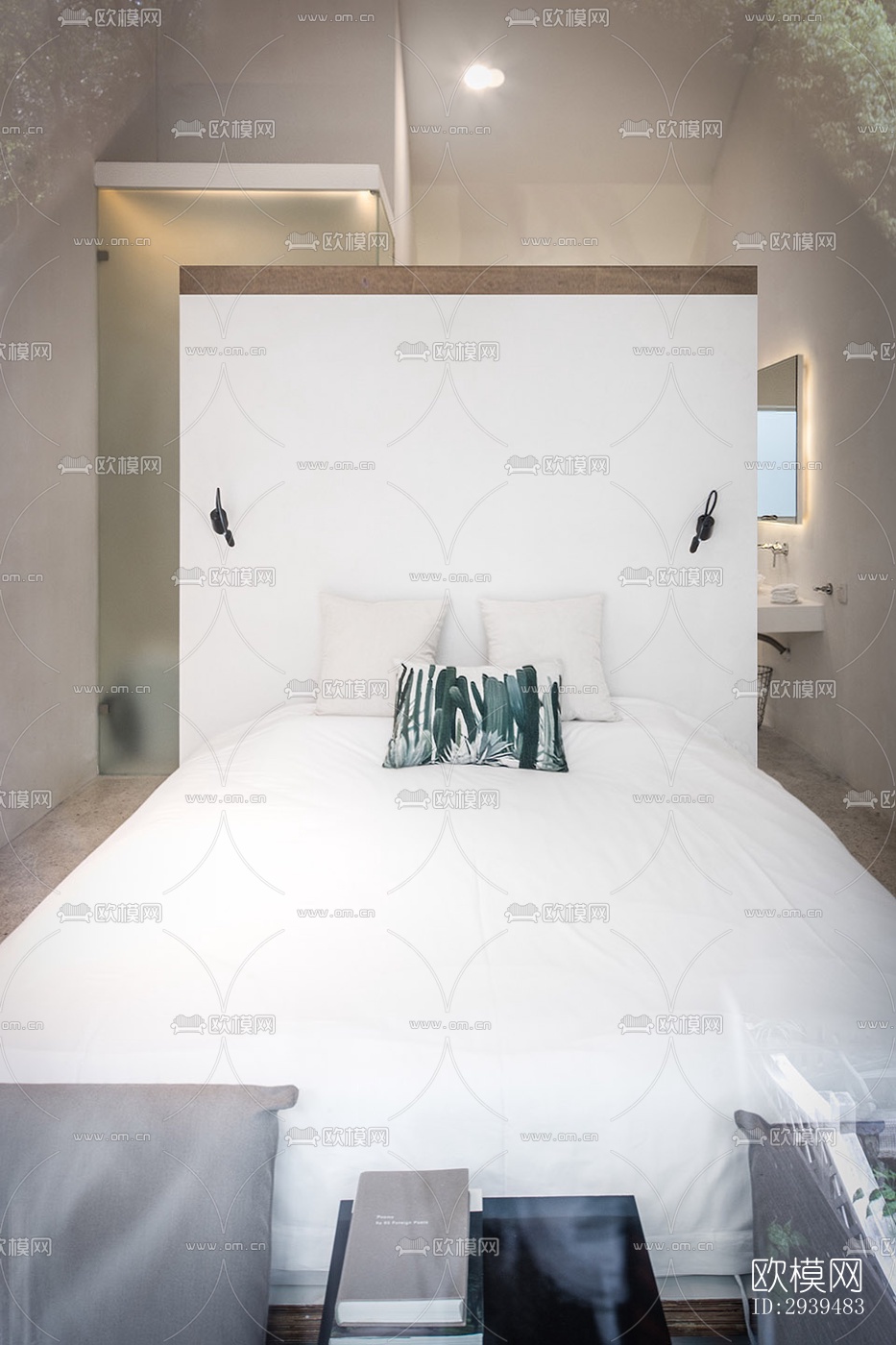 现代酒店民宿效果图下载（渲染图8）