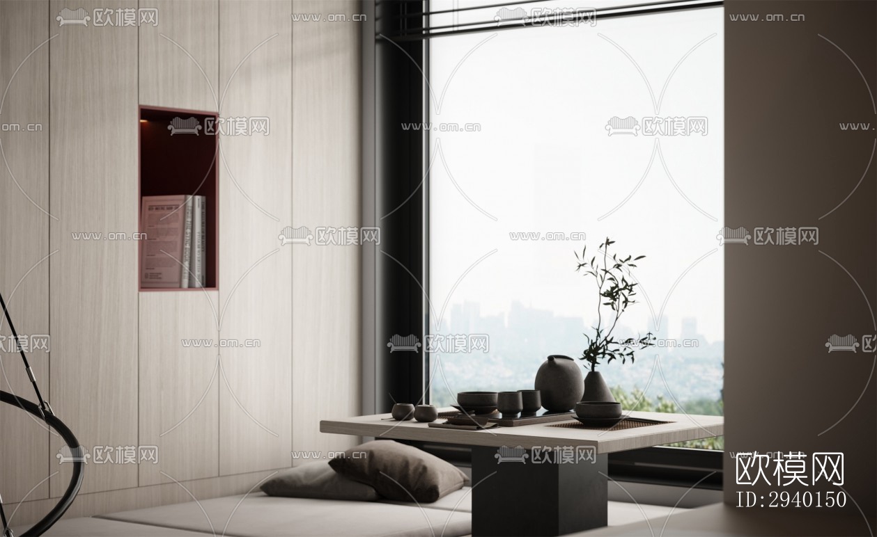 工业风平层效果图下载（渲染图11）