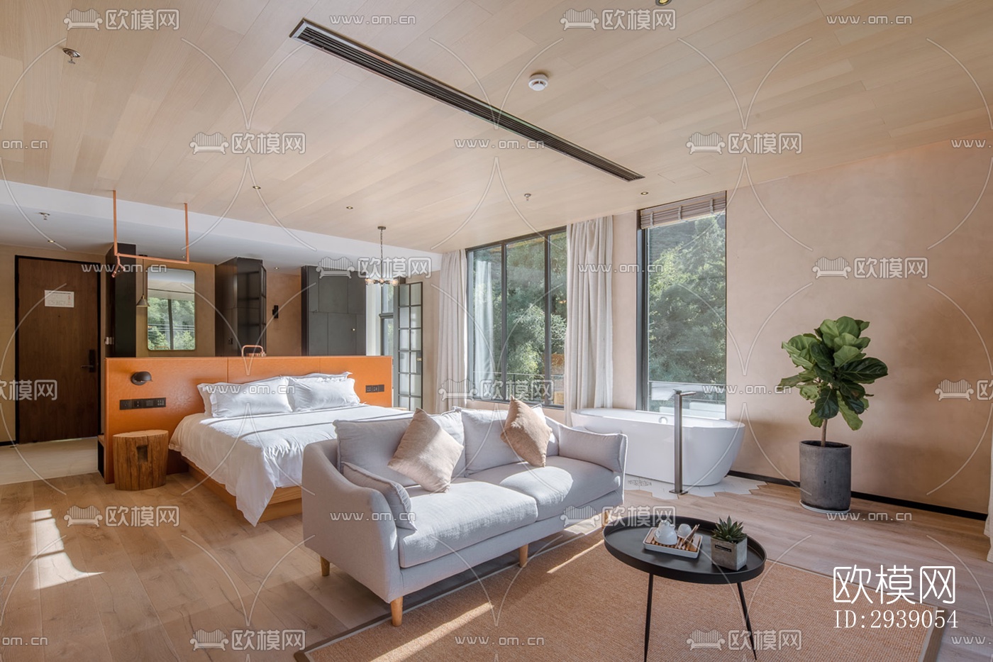 侘寂酒店民宿效果图下载（渲染图9）