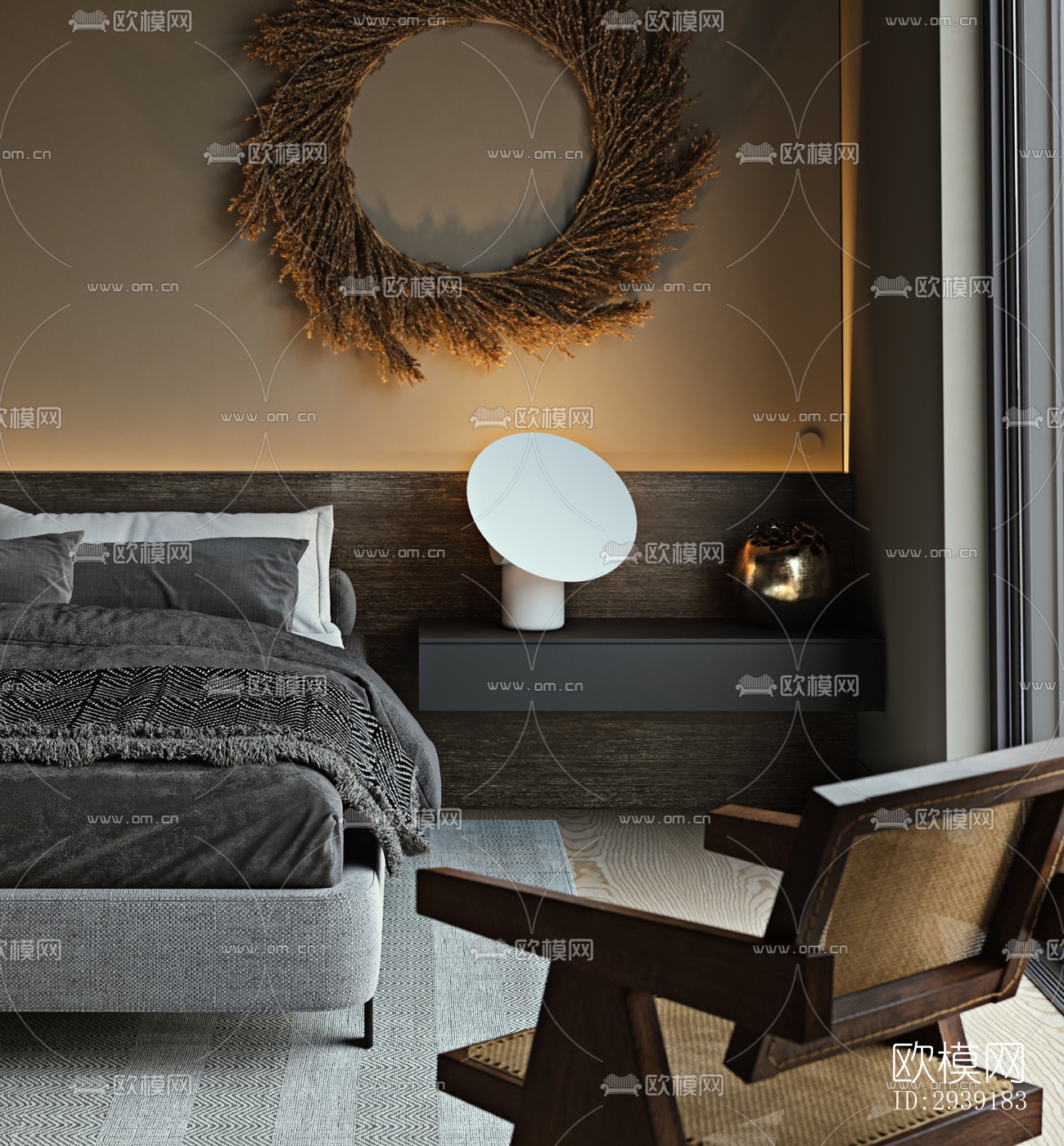 北欧酒店民宿效果图下载（渲染图16）