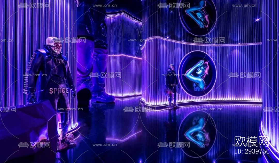 现代酒吧效果图下载（渲染图14）