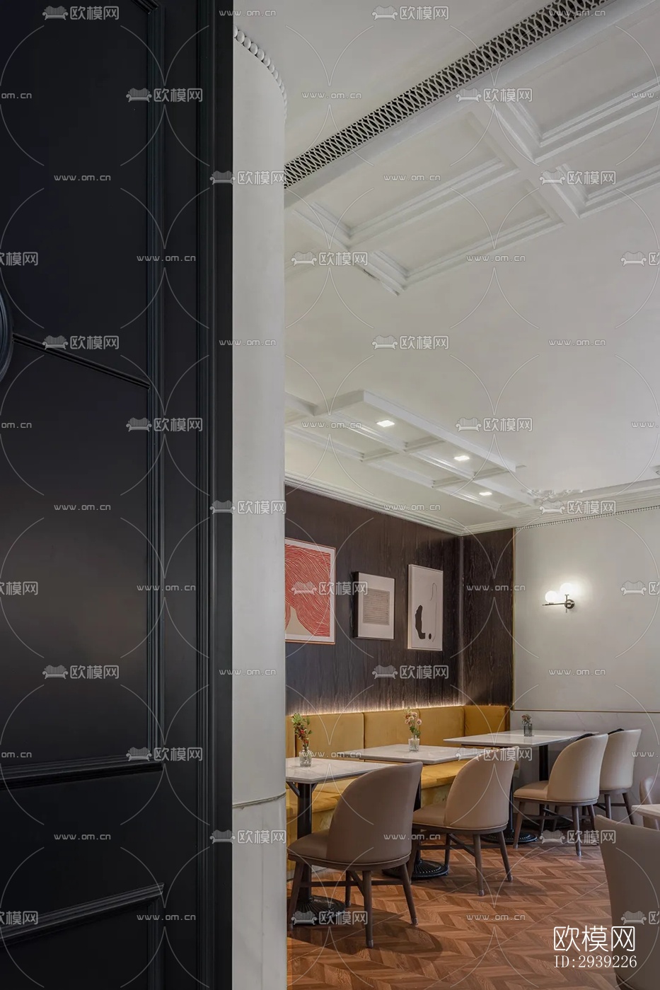 后现代酒店民宿效果图下载（渲染图4）