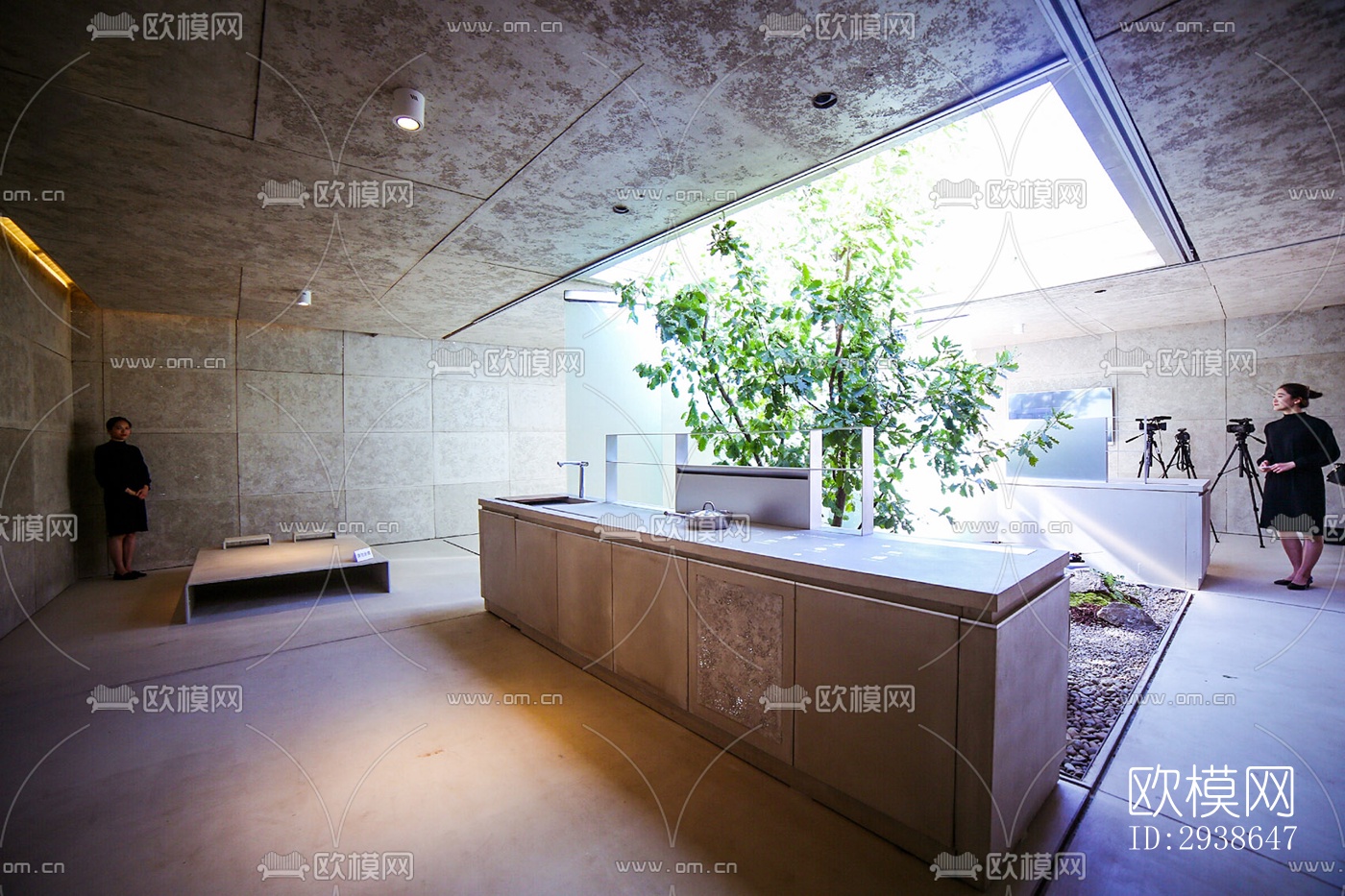 现代展览展厅效果图下载（渲染图9）