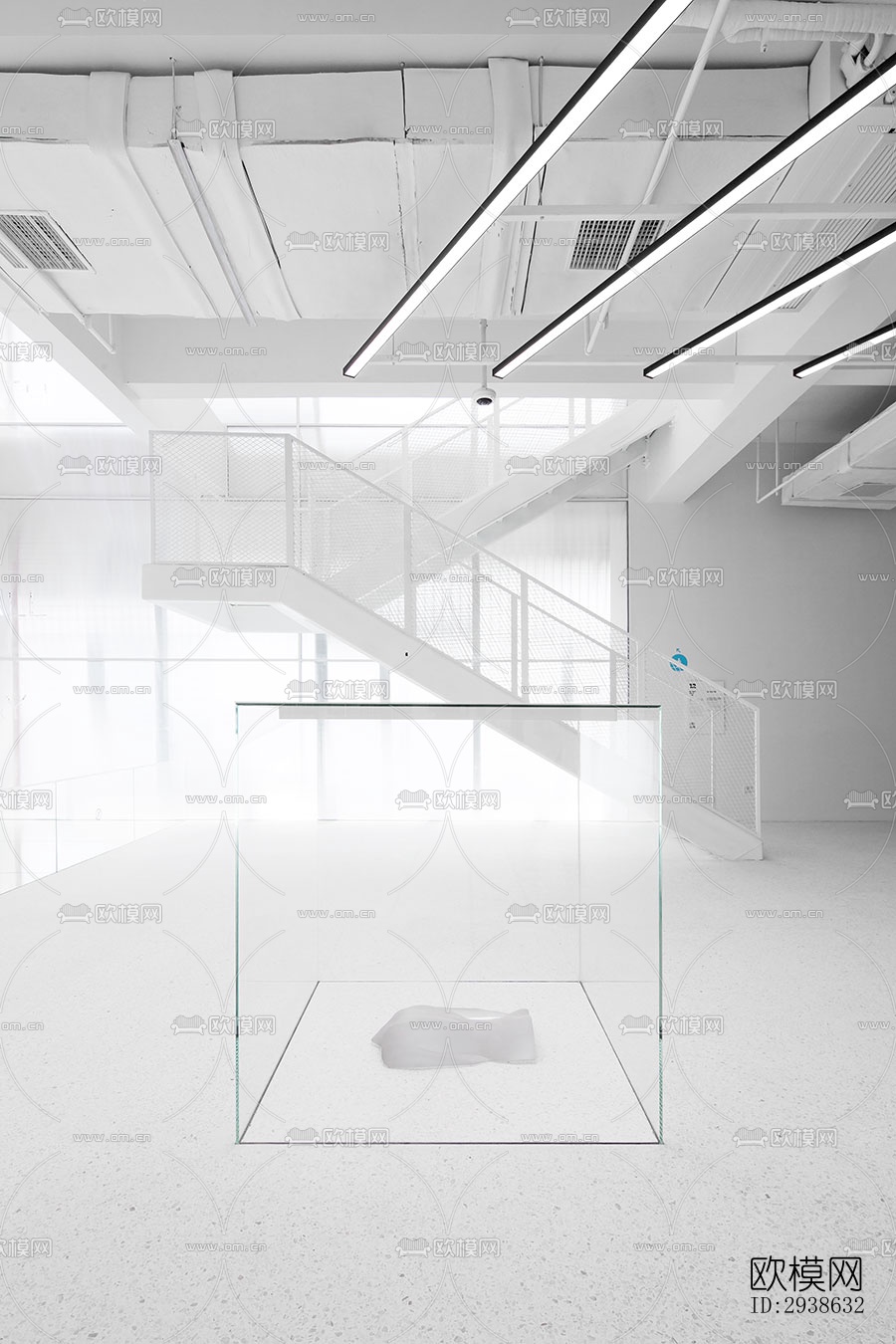 现代展览展厅效果图下载（渲染图10）