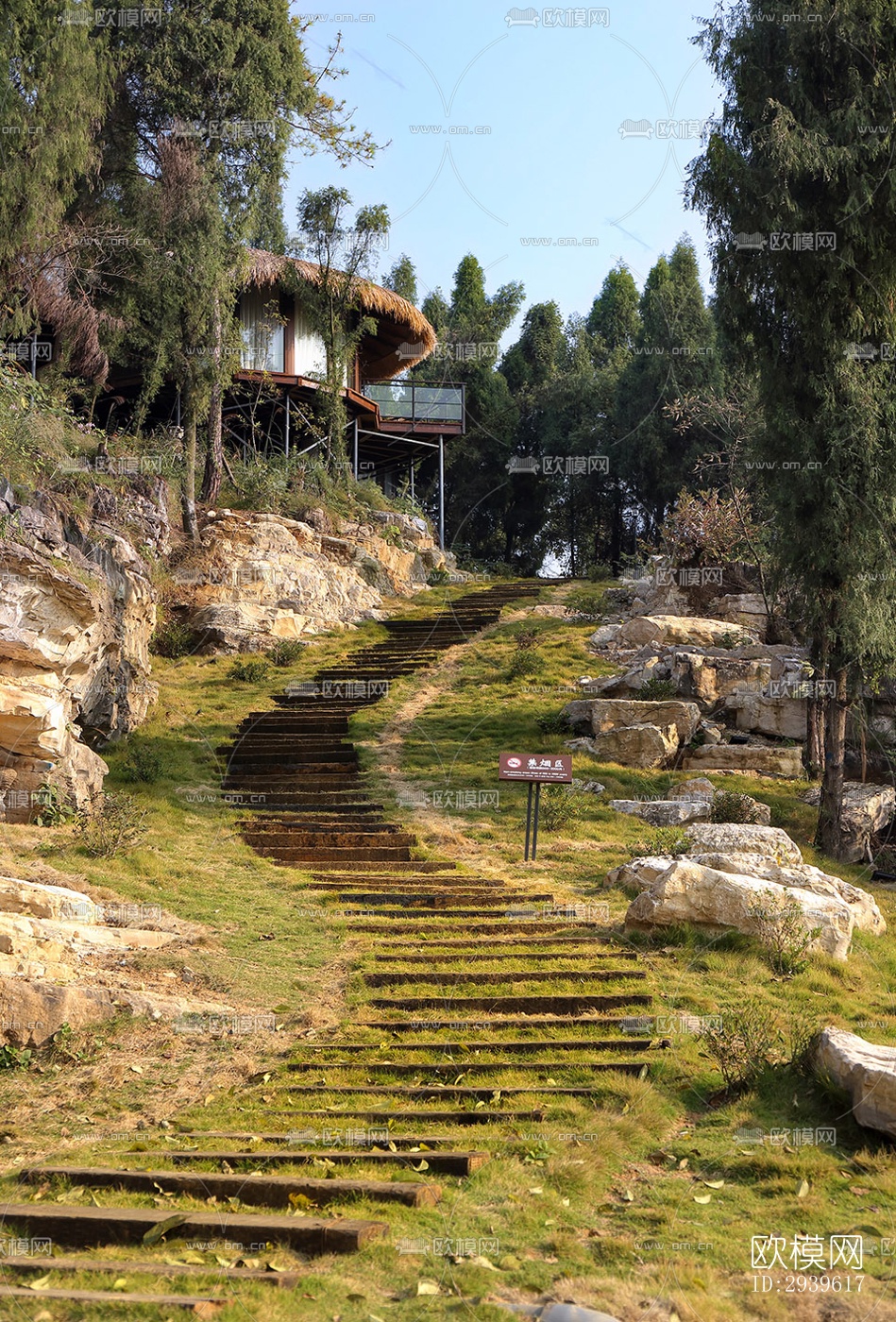 美式酒店民宿效果图下载（渲染图4）