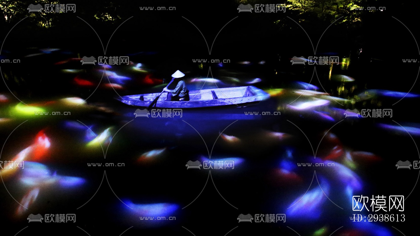 日式展览展厅效果图下载（渲染图8）