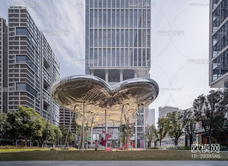 工业风展览展厅效果图下载(渲染图8)
