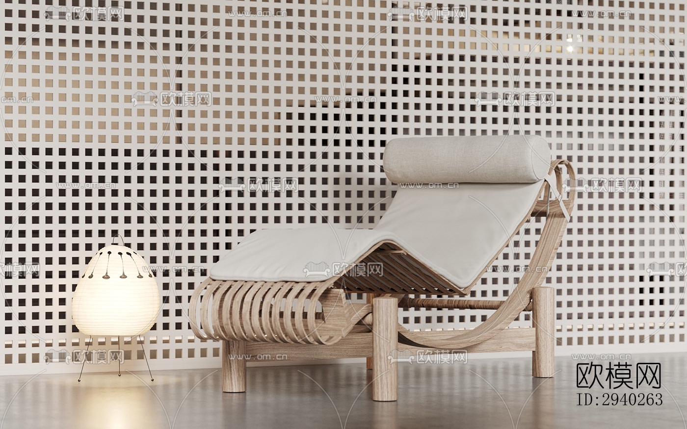 现代平层效果图下载（渲染图4）