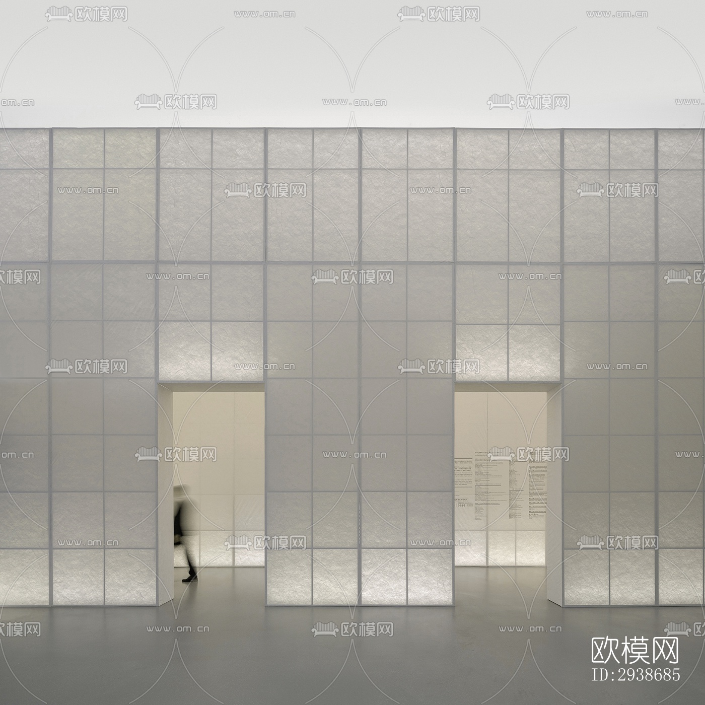 现代展览展厅效果图下载（渲染图8）