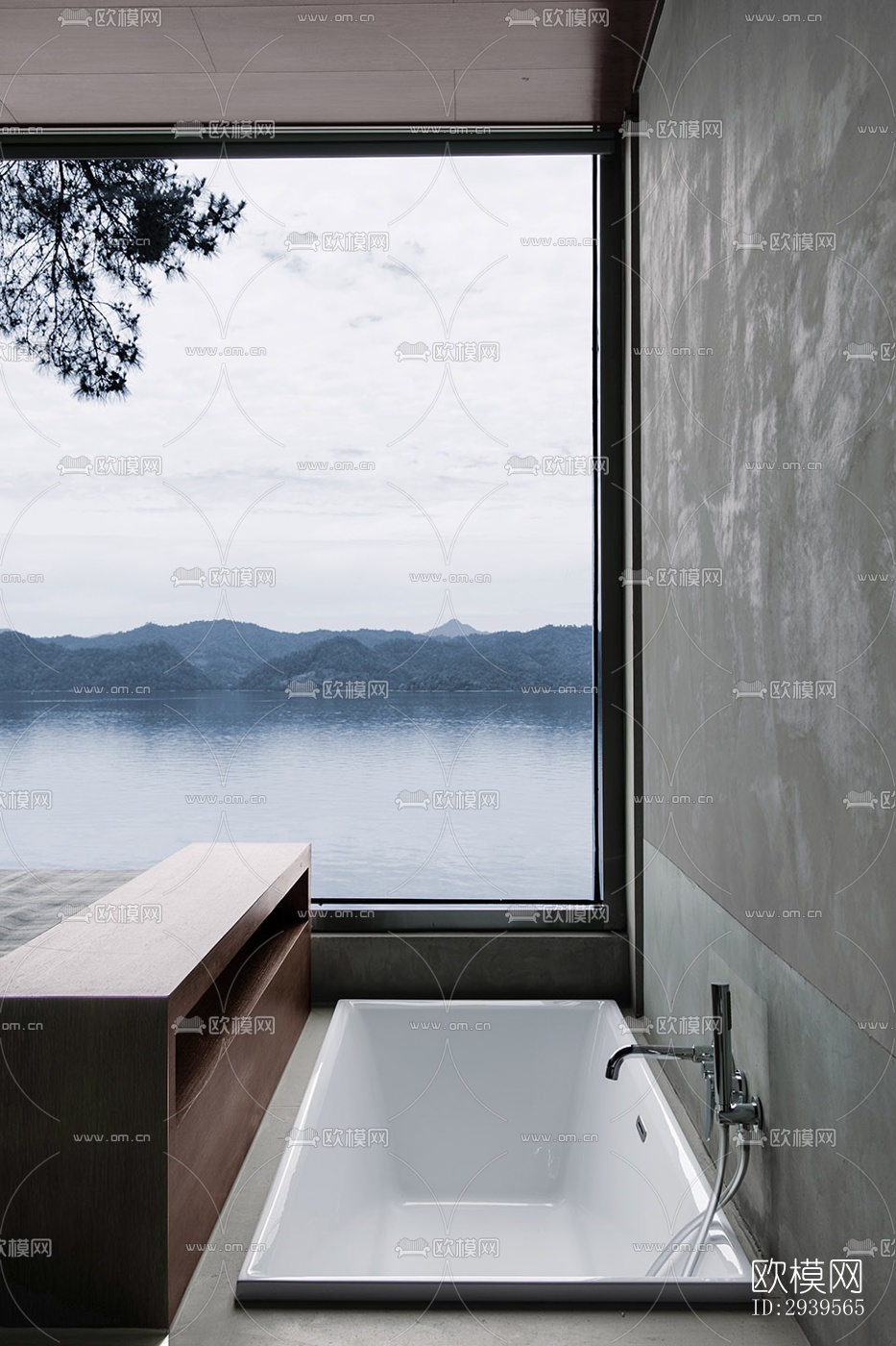 现代酒店民宿效果图下载（渲染图12）