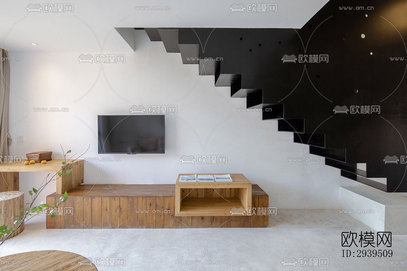 现代酒店民宿效果图下载（渲染图12）