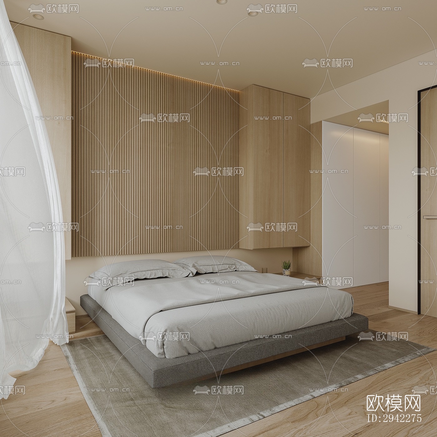 日式平层效果图下载（渲染图8）