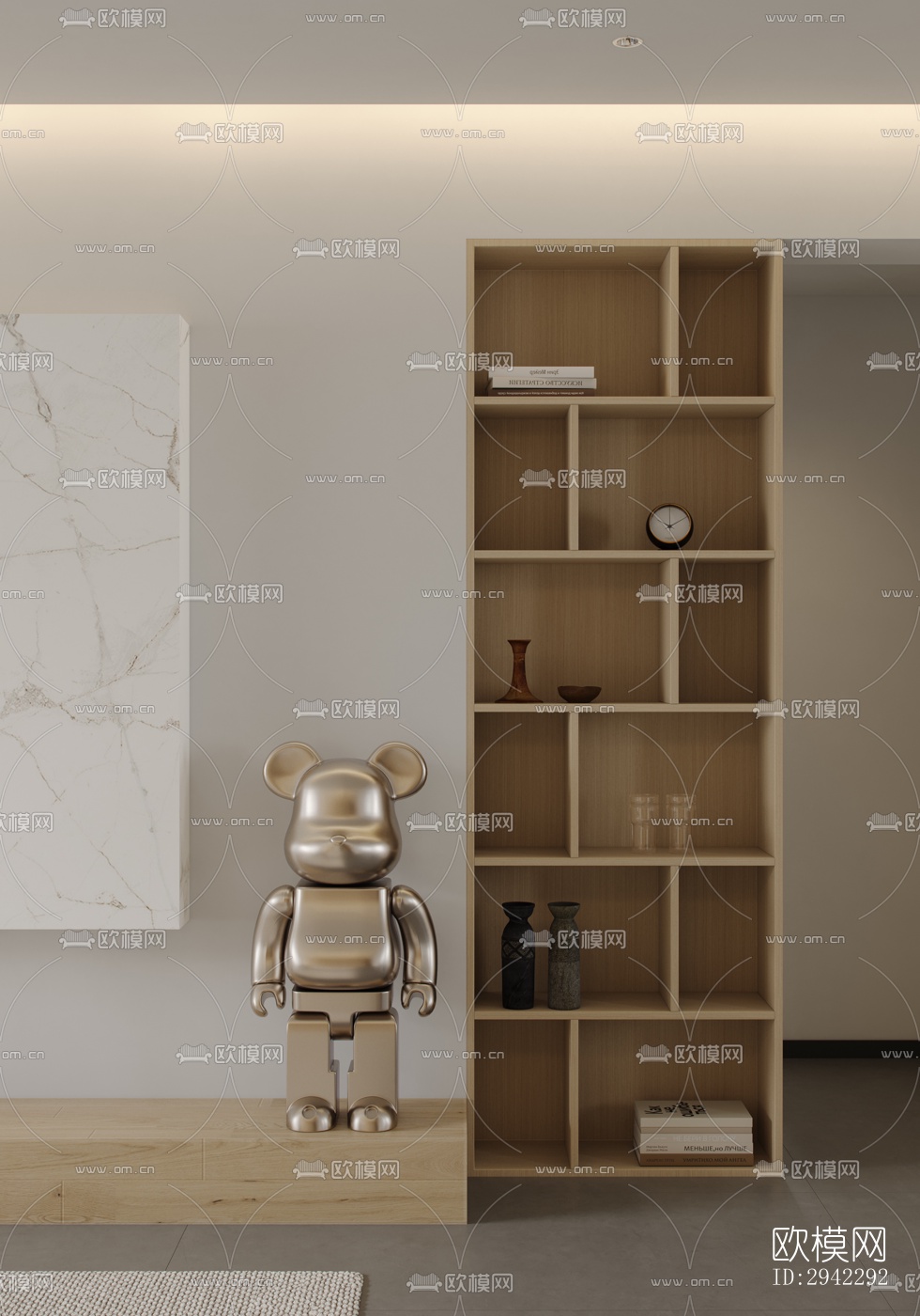 现代平层效果图下载（渲染图16）