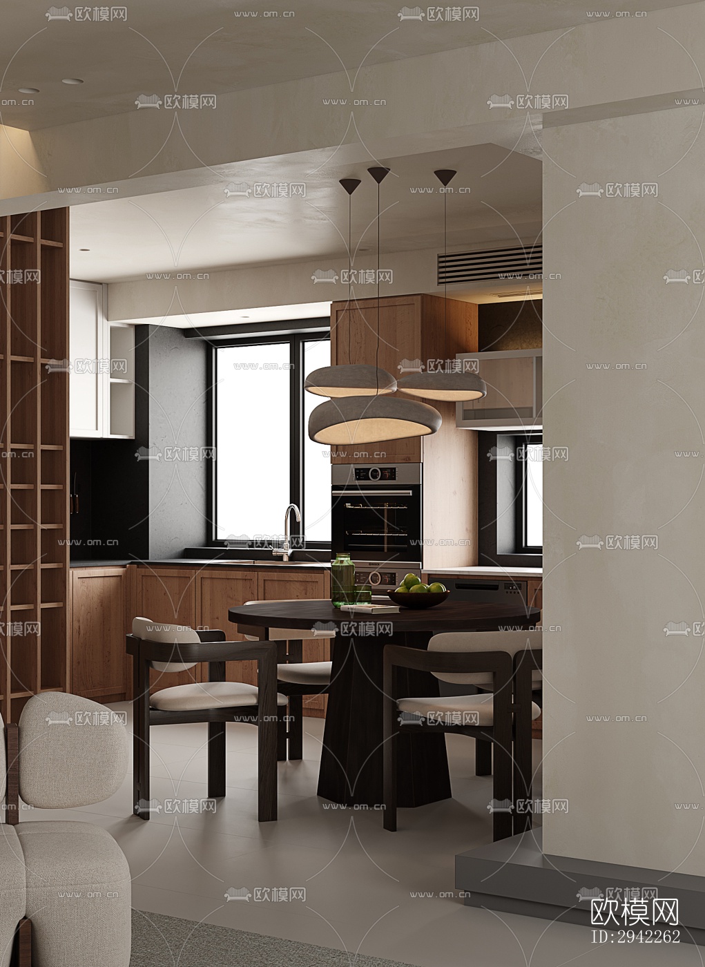 北欧平层效果图下载（渲染图13）