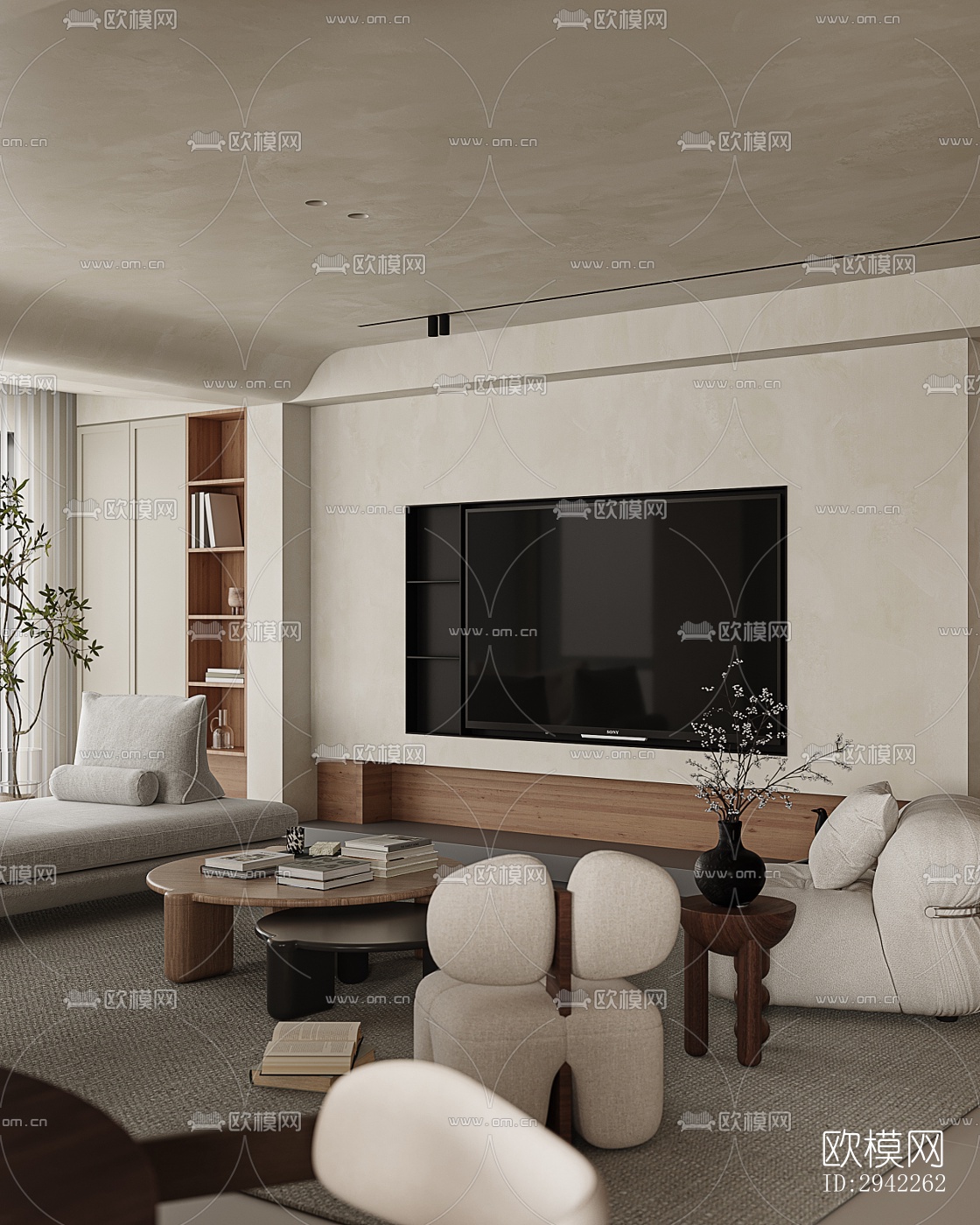 北欧平层效果图下载（渲染图8）