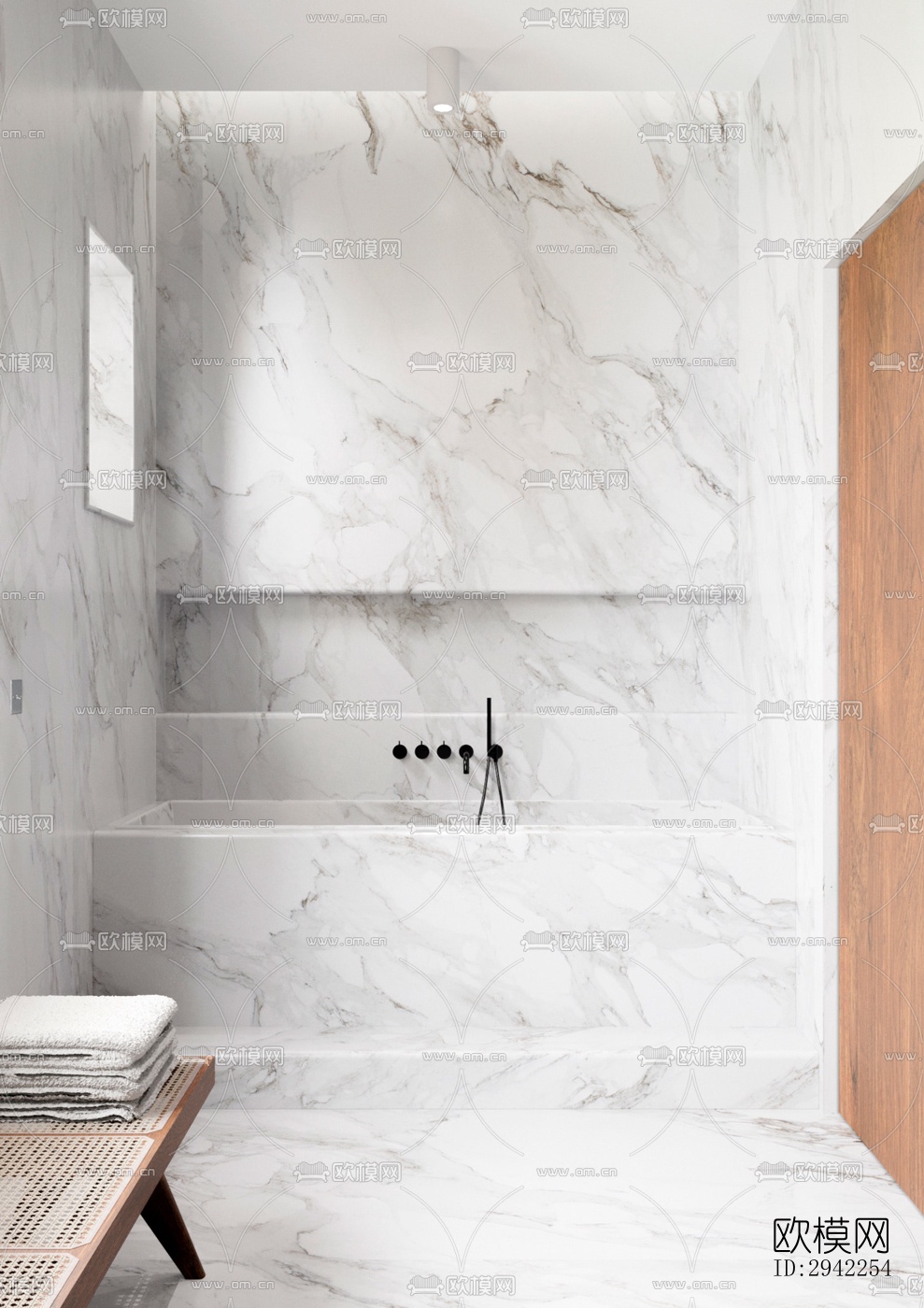 中古风平层效果图下载（渲染图6）