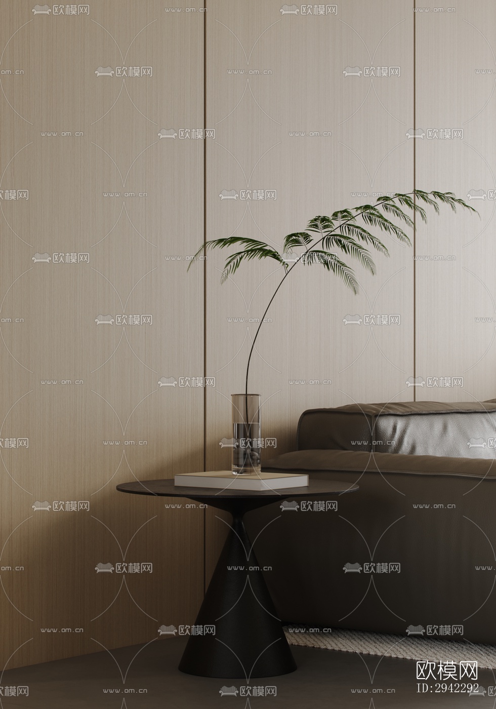 现代平层效果图下载（渲染图13）