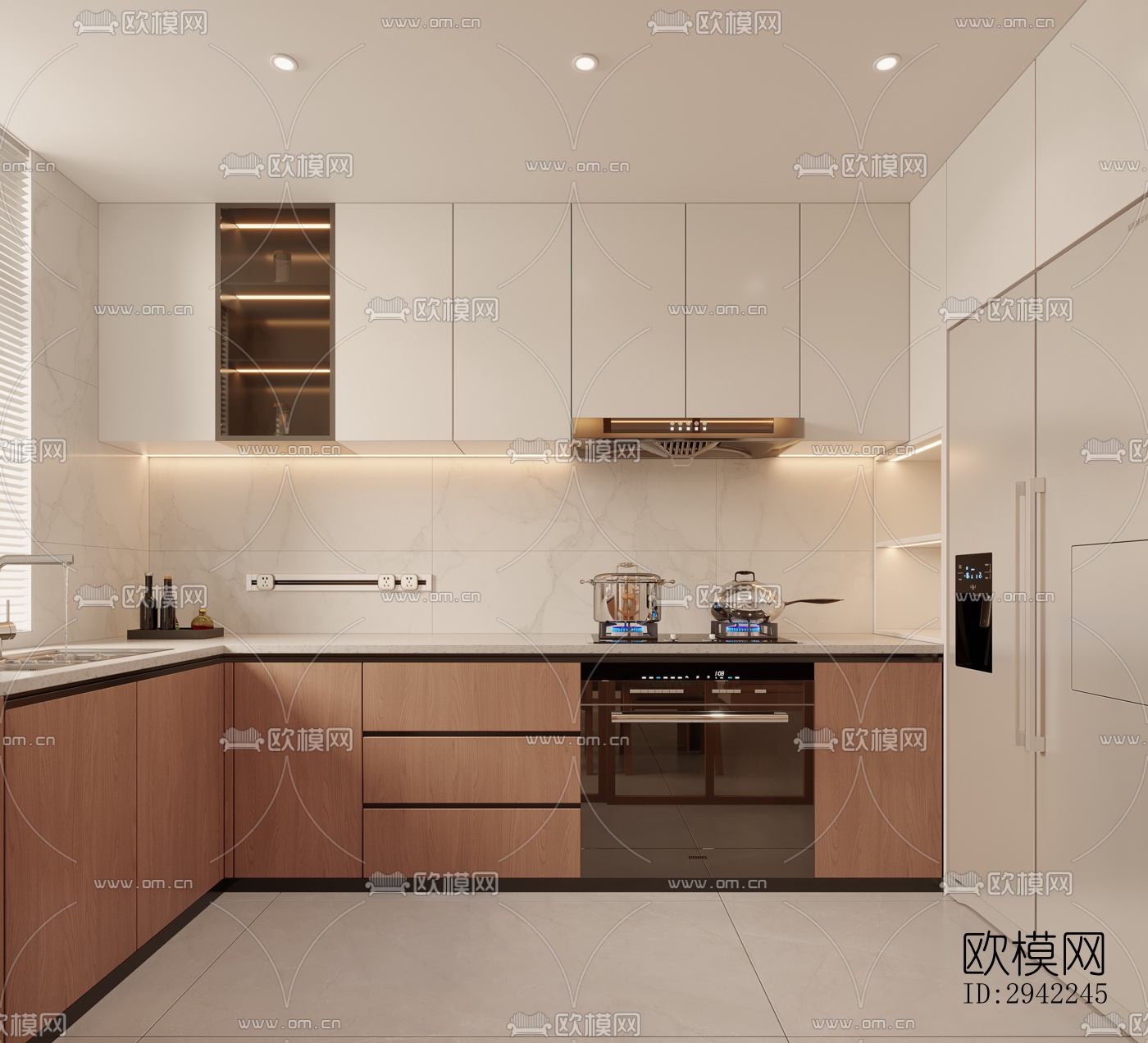 北欧复式效果图下载（渲染图7）