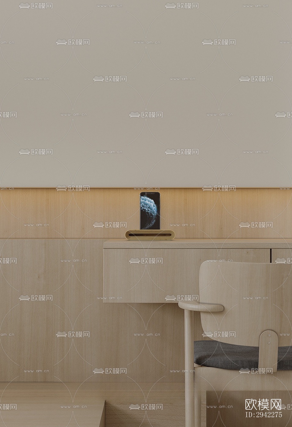 日式平层效果图下载（渲染图5）