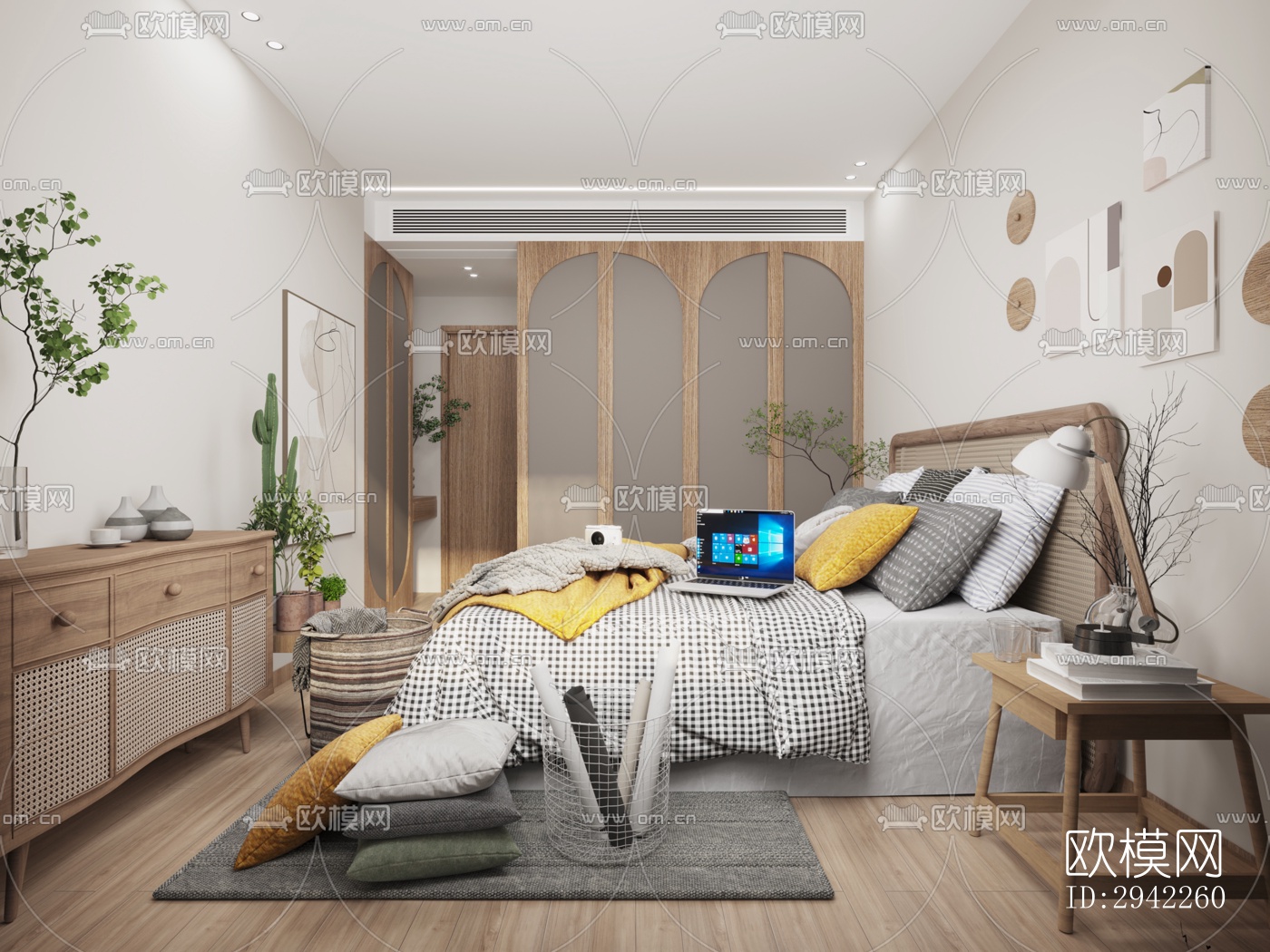 北欧平层效果图下载（渲染图3）