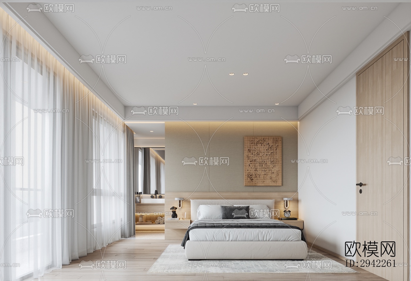 北欧平层效果图下载（渲染图5）