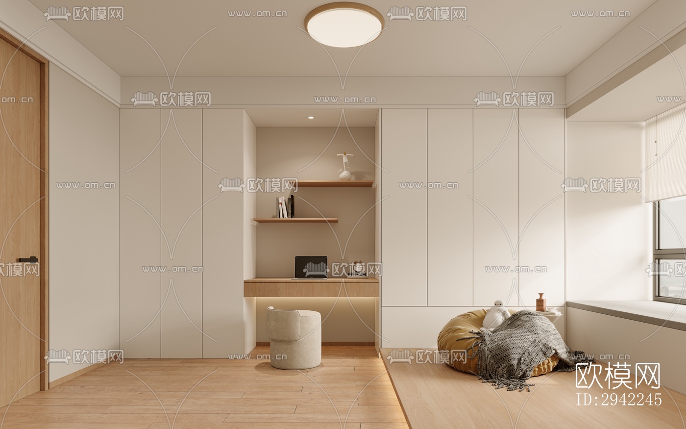 北欧复式效果图下载（渲染图10）