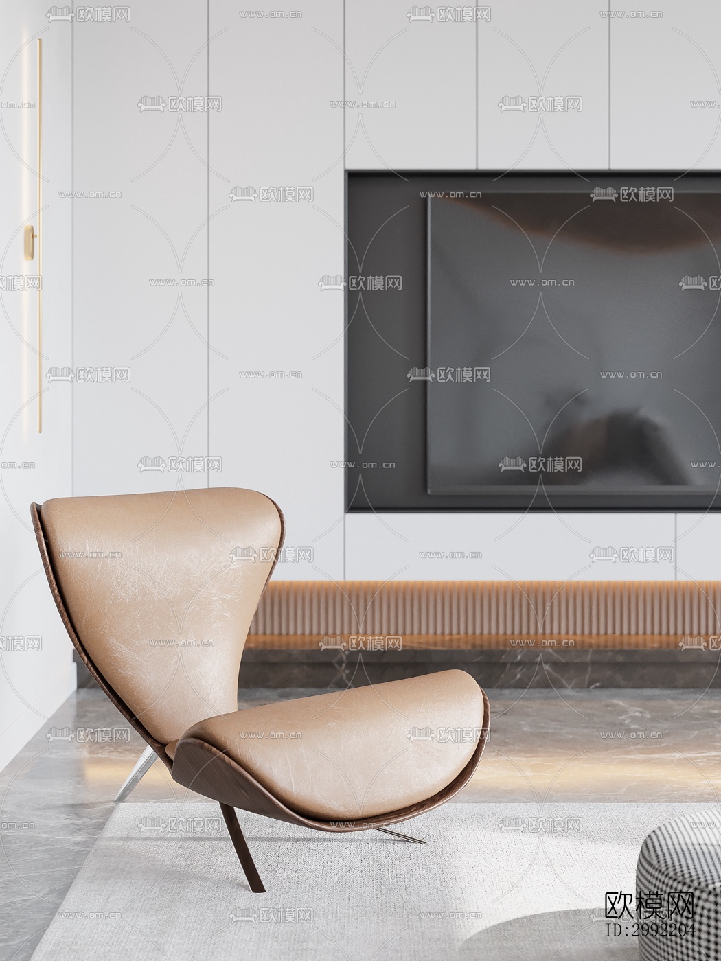 现代平层效果图下载（渲染图5）