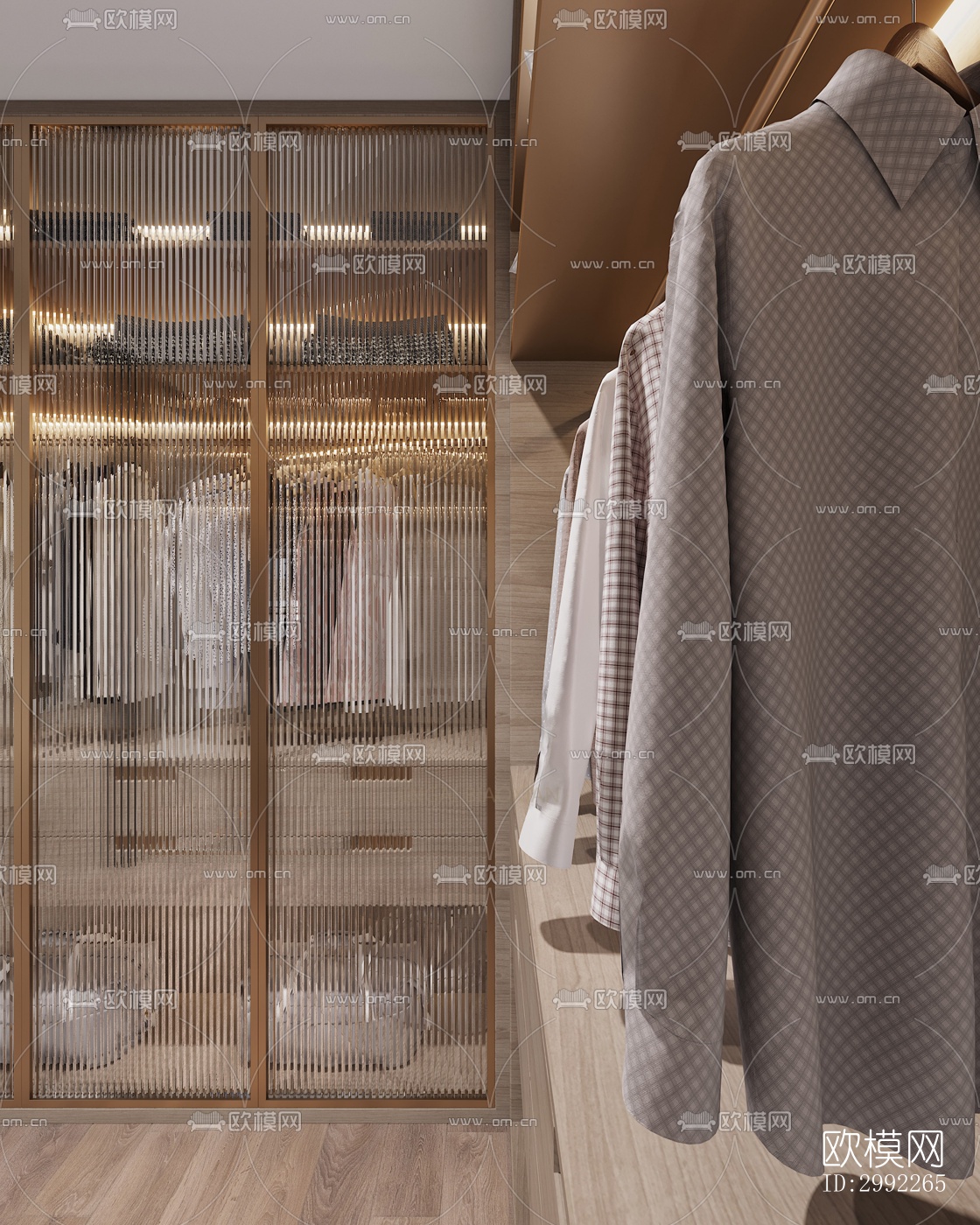 现代平层效果图下载（渲染图19）