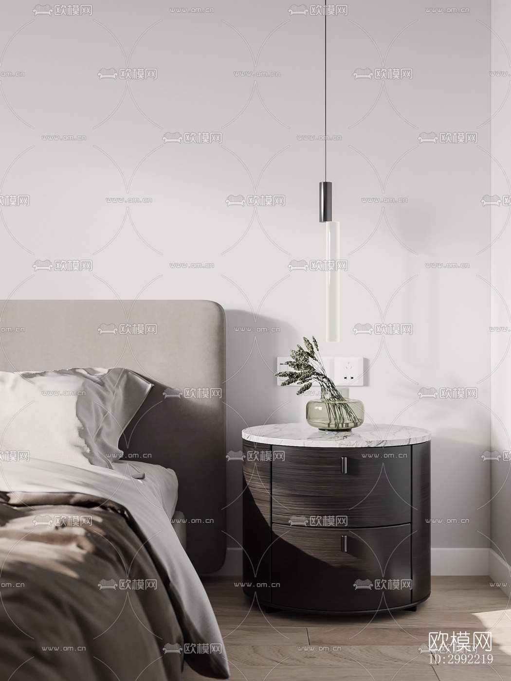 现代平层效果图下载（渲染图13）