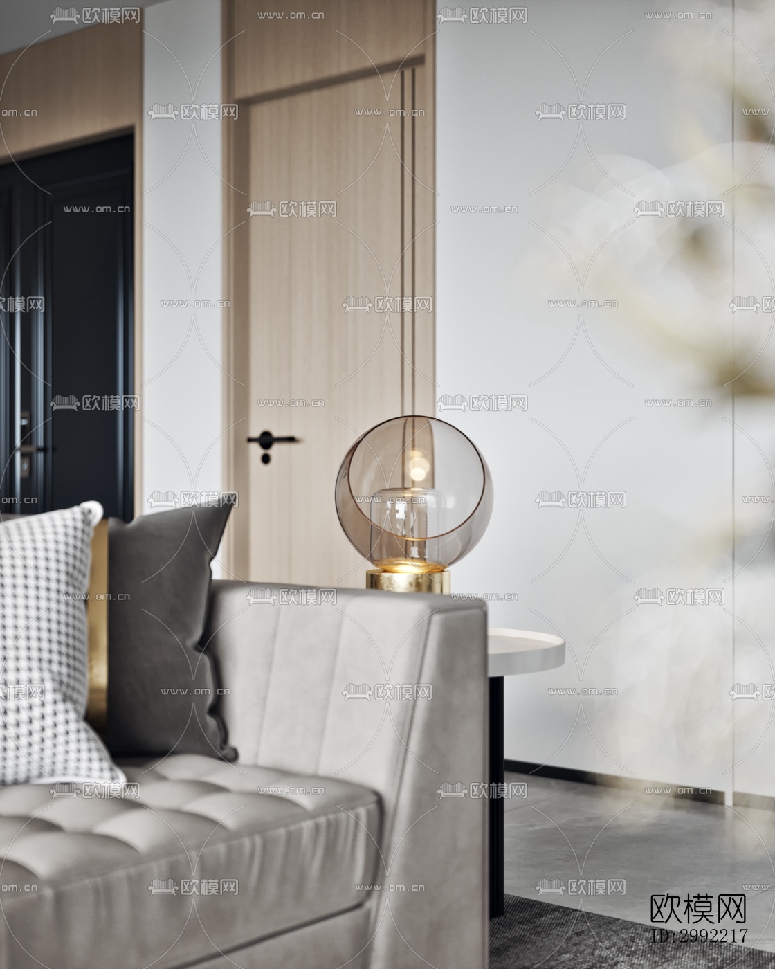 现代平层效果图下载（渲染图10）