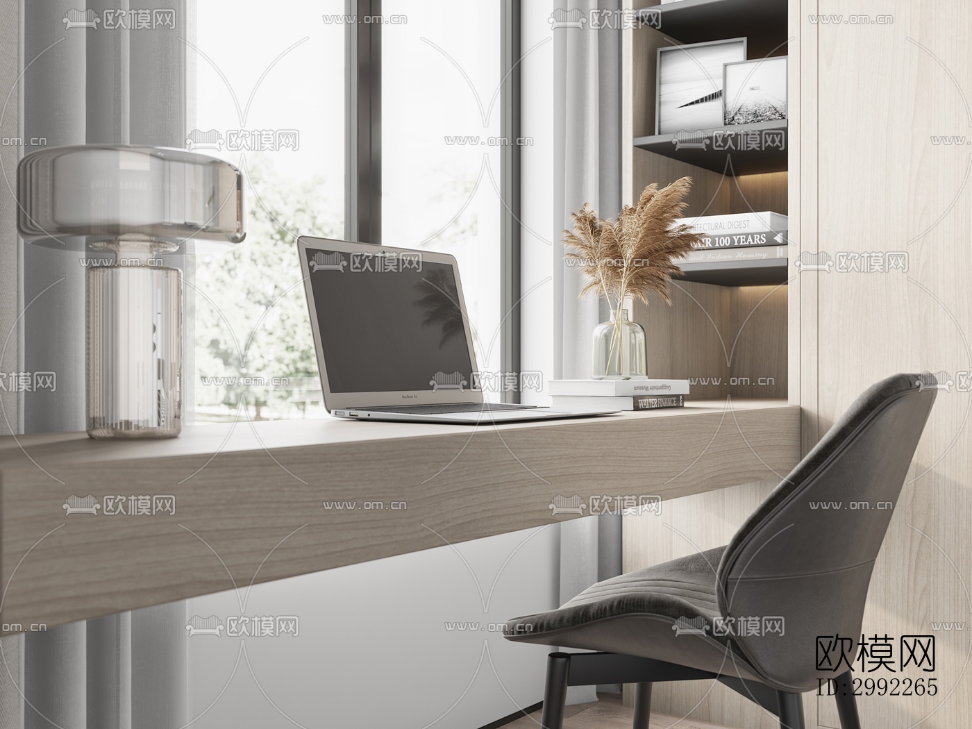 现代平层效果图下载（渲染图14）