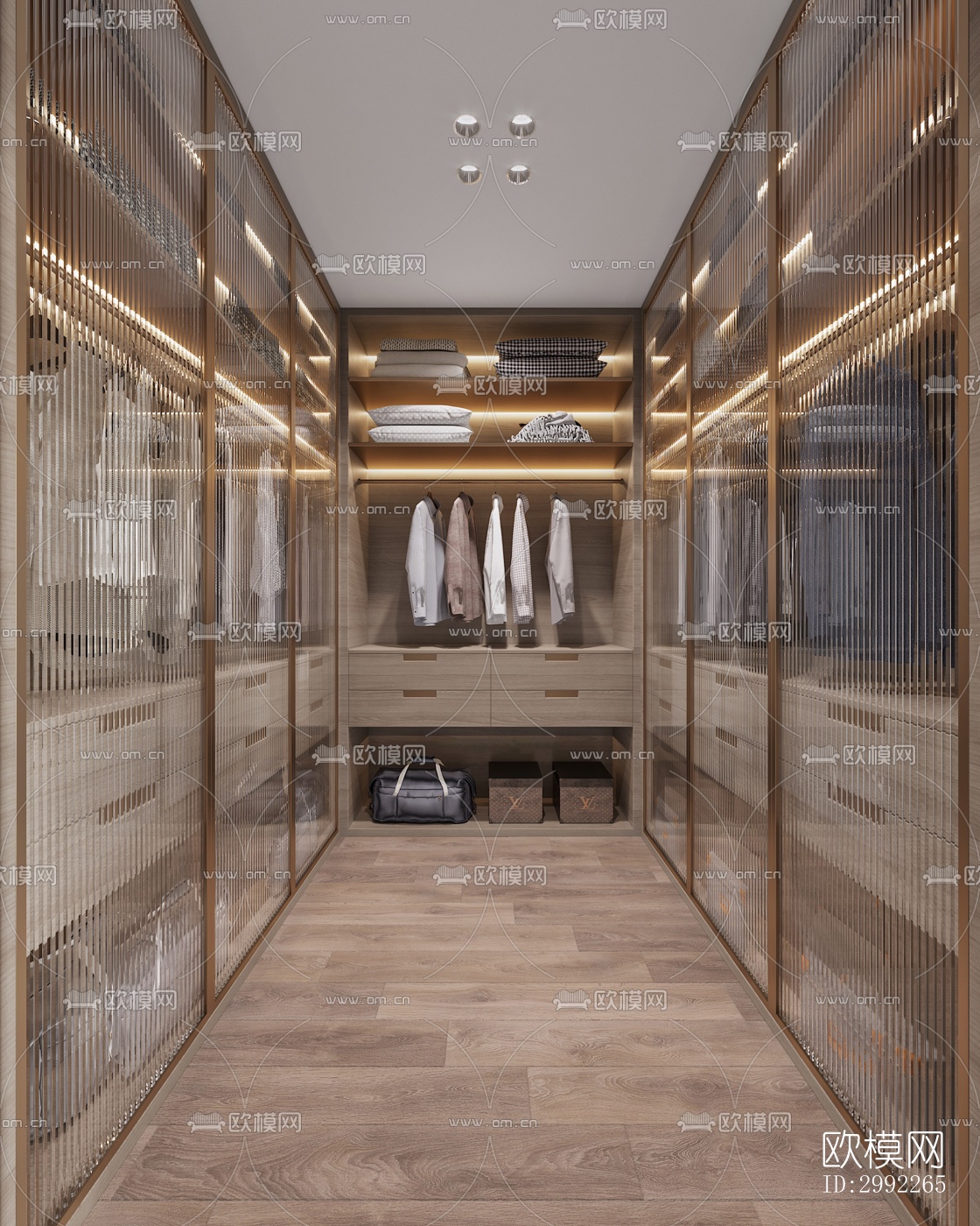 现代平层效果图下载（渲染图18）