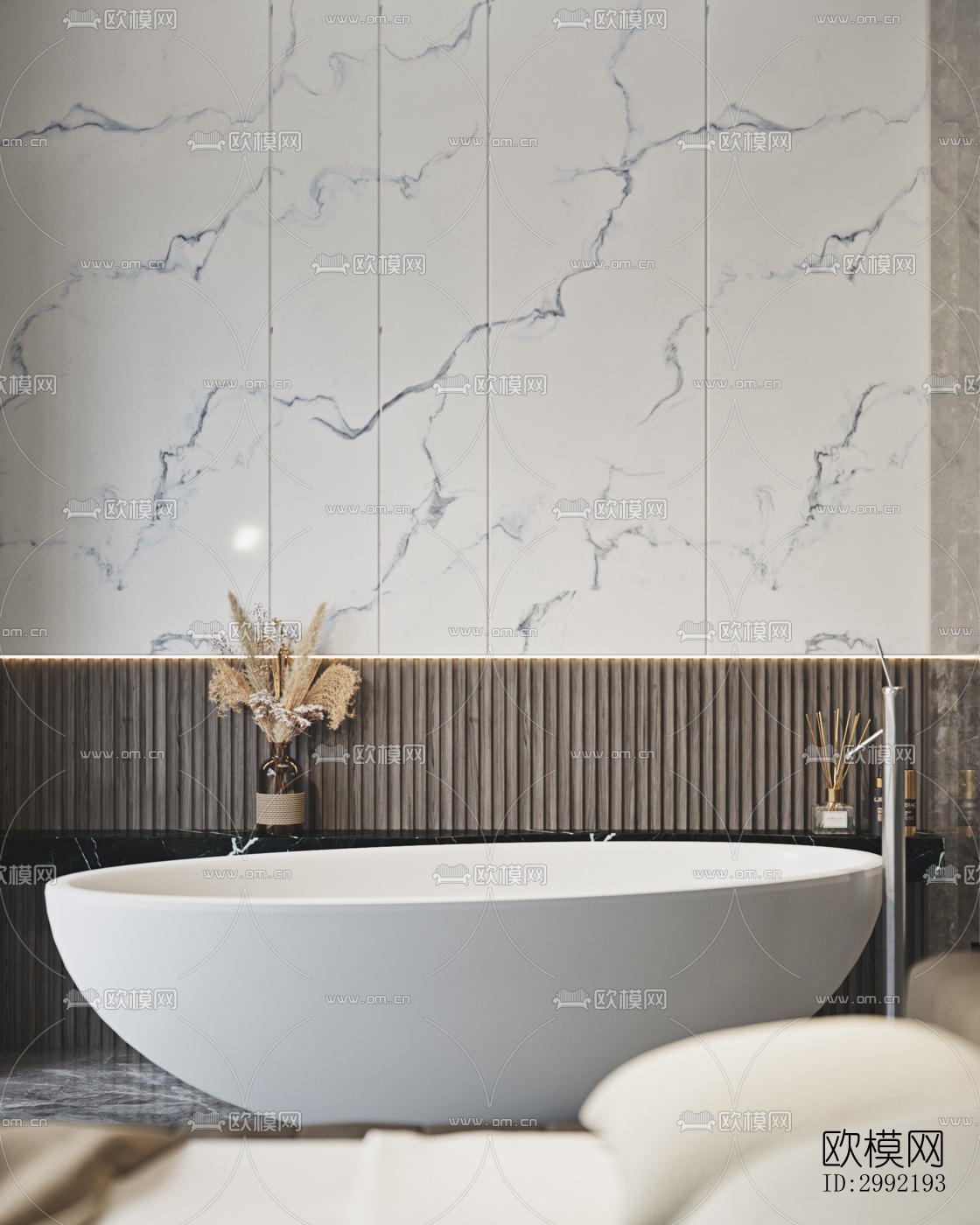 现代平层效果图下载（渲染图10）