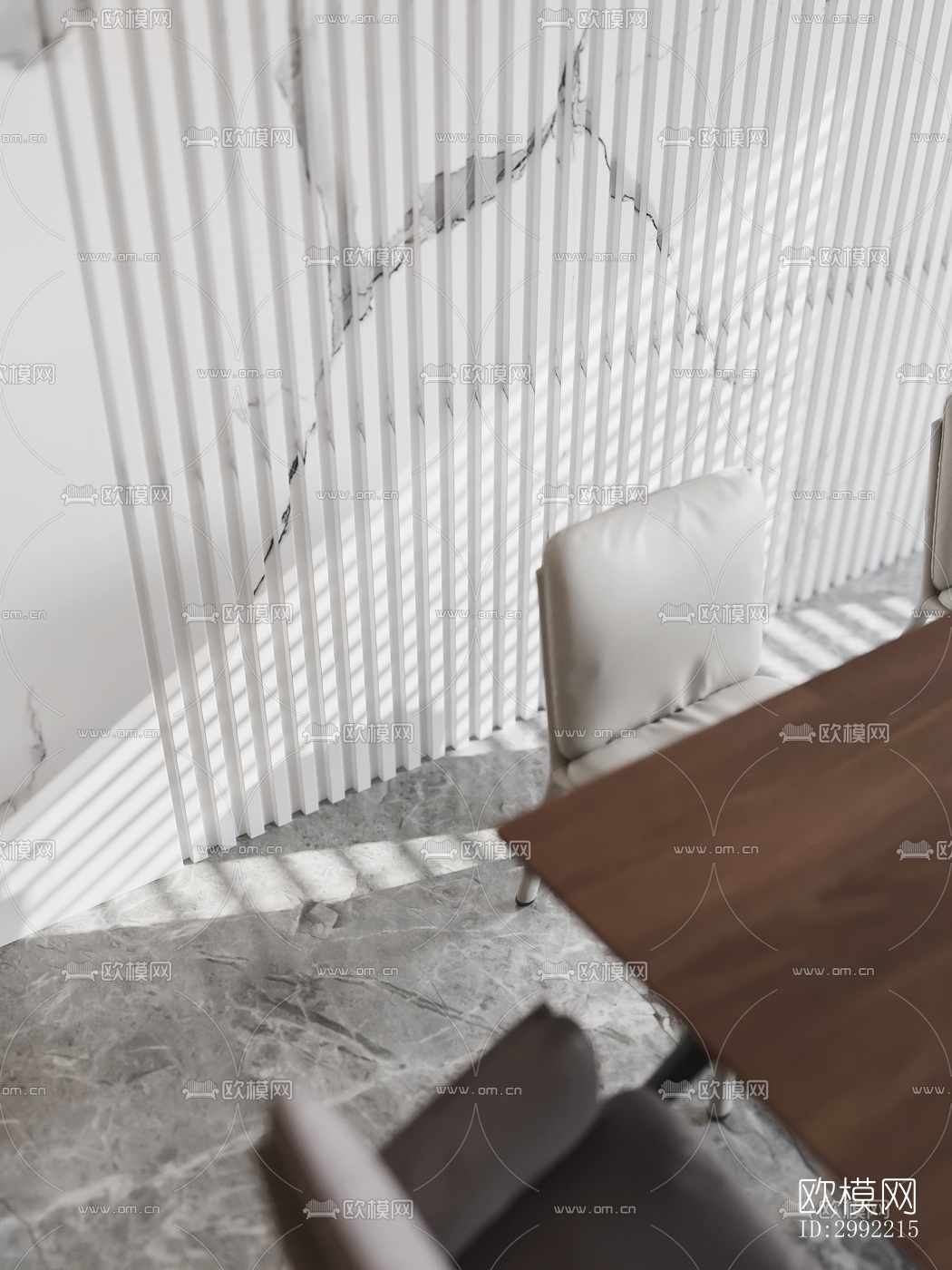 现代平层效果图下载（渲染图8）