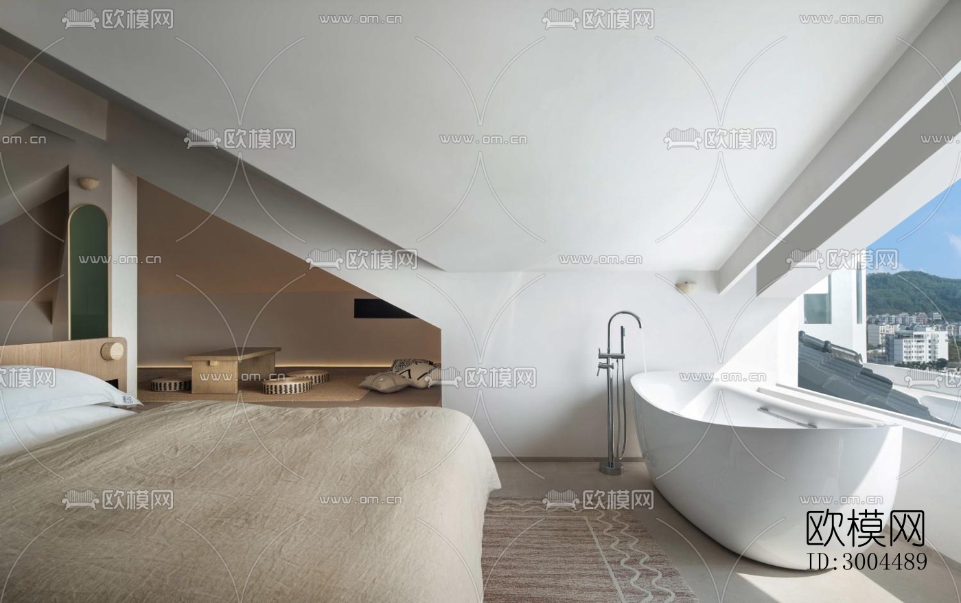 现代酒店民宿效果图下载（渲染图10）