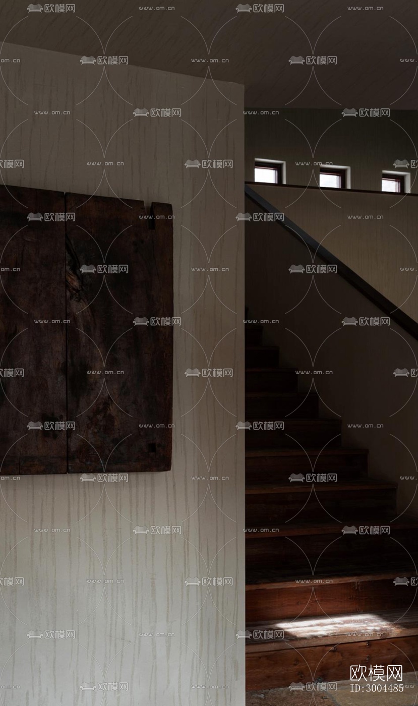 现代酒店民宿效果图下载（渲染图1）